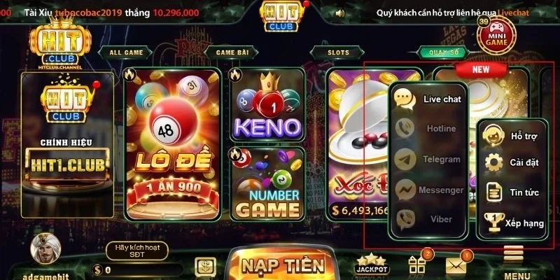 Các hình thức liên hệ Hitclub đang có hiện nay